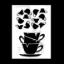 Picture of Tea cups - stencil - A6S017