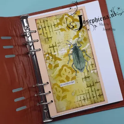 Afbeeldingen van Versleten raster - stencil - A6S041