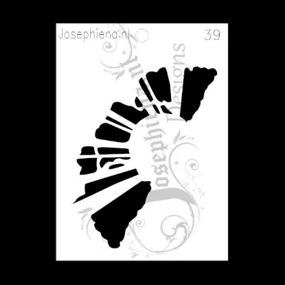 Afbeeldingen van Zonsopkomst - stencil - A6S039