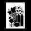 Picture of Grape window - stencil - A5S034