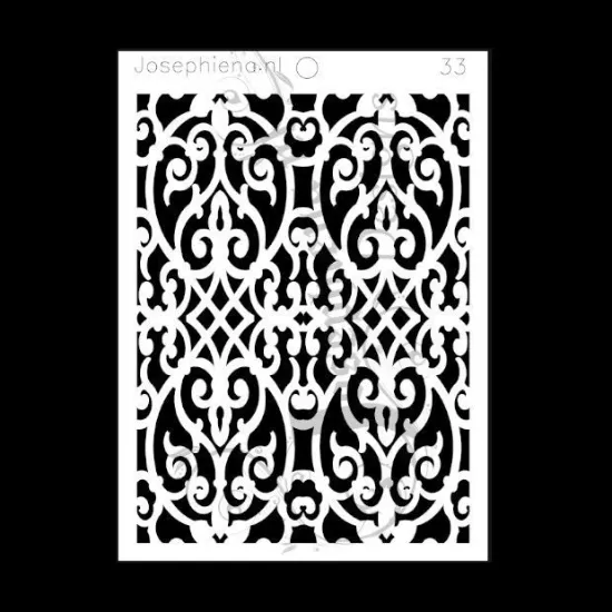Afbeeldingen van Patroon 33 - Josephiena's stencil A5 - A5S033
