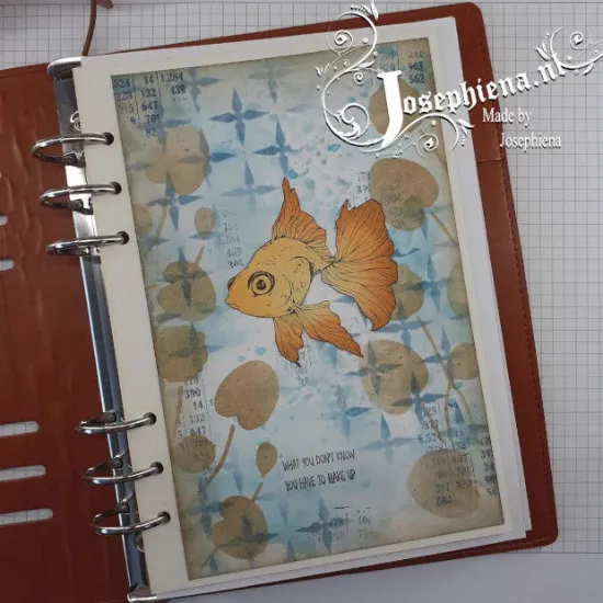 Afbeeldingen van Patroon 82 - Josephiena's stencil A5 - A5S082