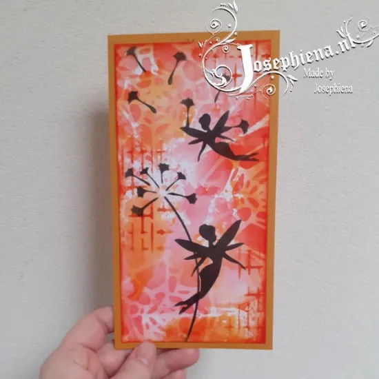 Afbeeldingen van Spinnenweb - Josephiena's stencil A5 - A5S053