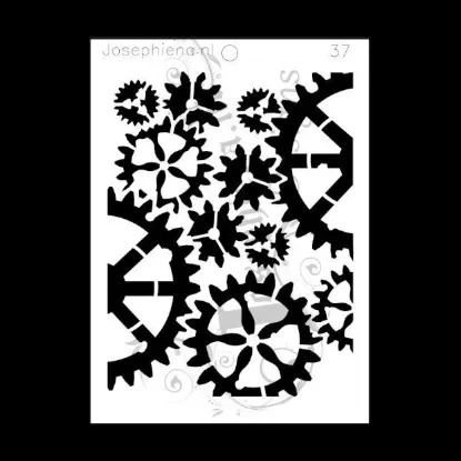 Afbeeldingen van Tandwielen - Josephiena's stencil A5 - A5S037