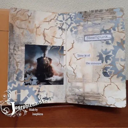 Afbeeldingen van Tandwielen - Josephiena's stencil A5 - A5S037