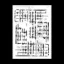 Picture of Worn grid - Josephiena's stencil A5 - A5S041