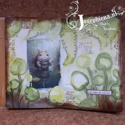 Afbeeldingen van Waterlelie - Josephiena's stencil A5 - A5S077