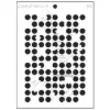 Afbeeldingen van worn dots - Josephiena's stencil A5 - A5S084