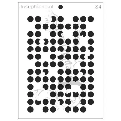 Afbeeldingen van worn dots - Josephiena's stencil A5 - A5S084