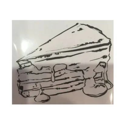 Afbeeldingen van chocoladecake - stempel