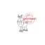 Picture of Badmeester Rendier  - stempel  - Gummiapan