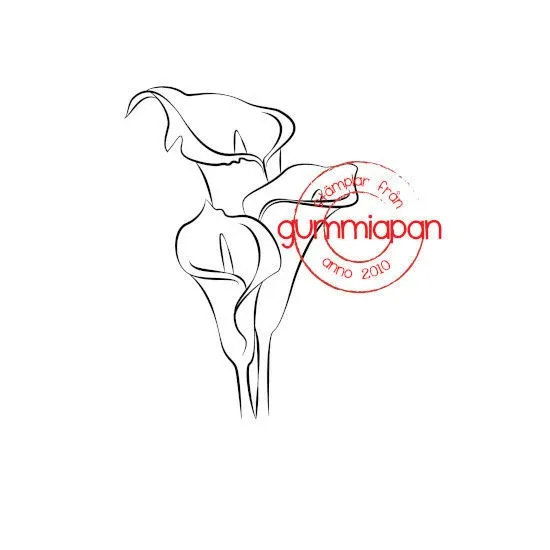 Afbeeldingen van Calla Lily - stempel