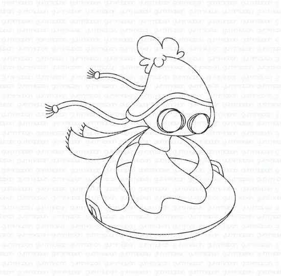 Afbeeldingen van Saucer - stempel