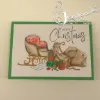 Afbeeldingen van Kerstslee - stempel - Gummiapan