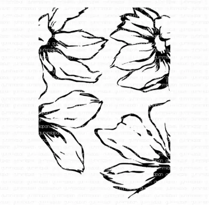 Afbeeldingen van Bloem Achtergrond - stempel - Gummiapan