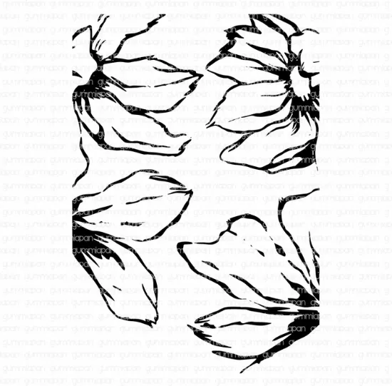 Afbeeldingen van Bloem Achtergrond - stempel - Gummiapan