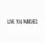 Picture of Love you bunches - tekst stempel - Gummiapan