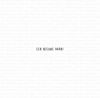 Afbeeldingen van Een nieuwe baan! - tekst-stempel - Gummiapan