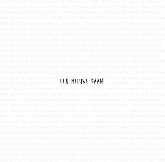 Afbeeldingen van Een nieuwe baan! - tekst-stempel - Gummiapan