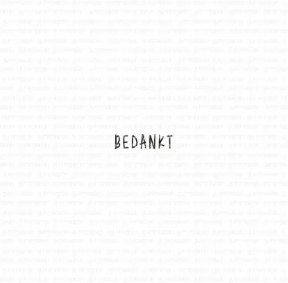 Afbeeldingen van Bedankt - tekst-stempel - Gummiapan