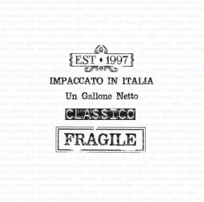 Afbeeldingen van Vintage tekst - stempel - Gummiapan