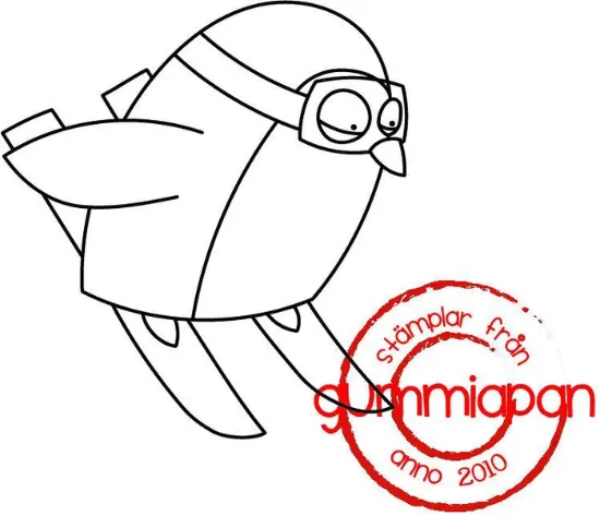 Afbeeldingen van Gunde -stempel met stans - Gummiapan