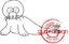 Picture of Zeehond -stempel met stans - Gummiapan - (normaal €6,50)