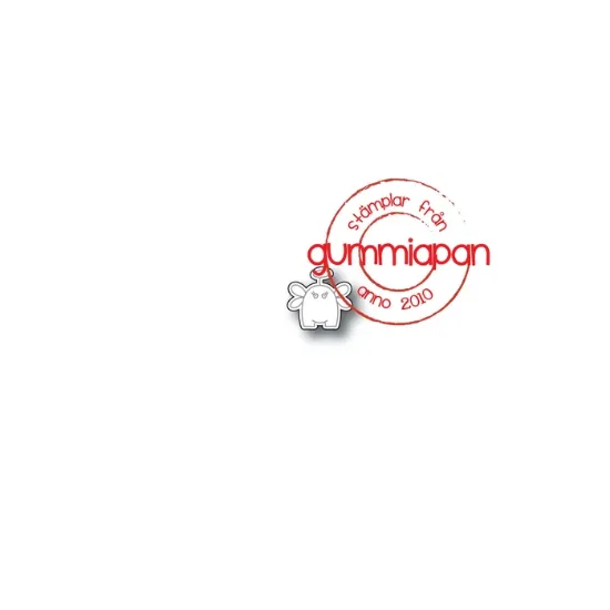 Afbeeldingen van Anja -stempel met stans - Gummiapan