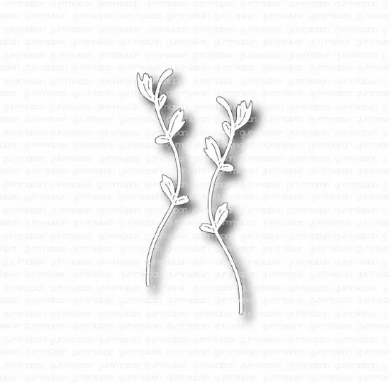 Afbeeldingen van Takjes - stansen - Gummiapan