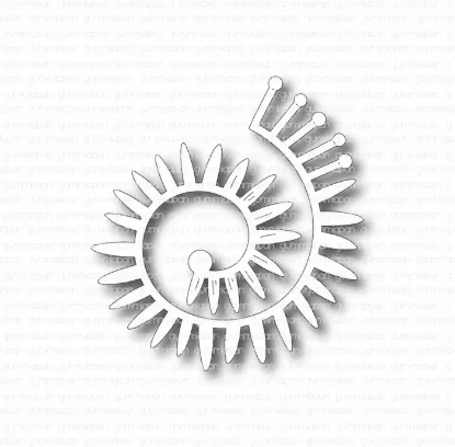 Afbeeldingen van Wervelende Bloem Mod.1 - stansen - Gummiapan