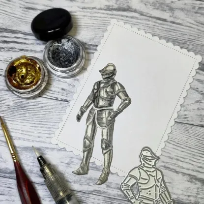 Afbeeldingen van Ridder - stans - Gummiapan - D240101