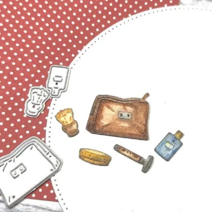 Afbeeldingen van Toilettas met scheerset - stans - Gummiapan - D240116