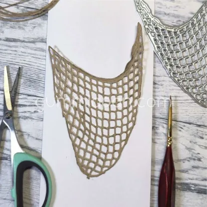 Afbeeldingen van Visnet - stans - Gummiapan - D240327