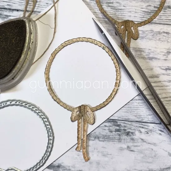 Afbeeldingen van Touwcirkel - stans - Gummiapan - D240328