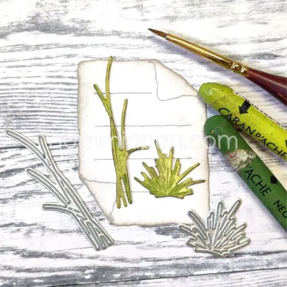 Afbeeldingen van Zeewier - stans - Gummiapan - D240331