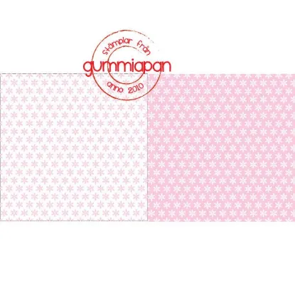 Afbeeldingen van Sneeuwvlokken rose - papier