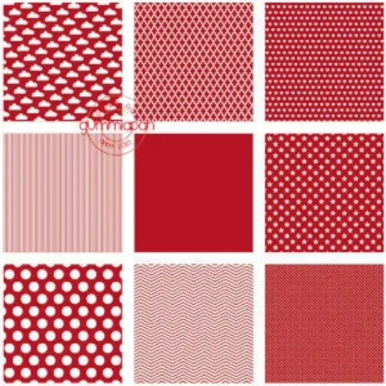 Afbeeldingen van Donker rood serie - papier