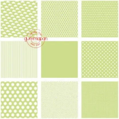 Afbeeldingen van Limoen groen serie - papier