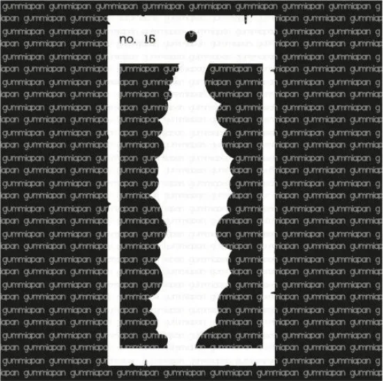 Picture of No. 15 - stencil - Gummiapan - STE_no15
