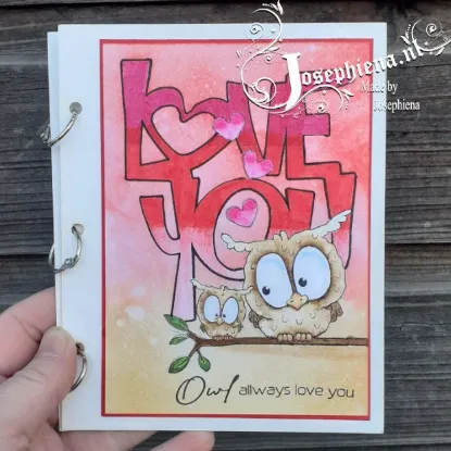 Afbeeldingen van CraftEmotions Mask stencil - Tekst LOVE YOU (EN) A6 Carla Creaties - 185070/0172