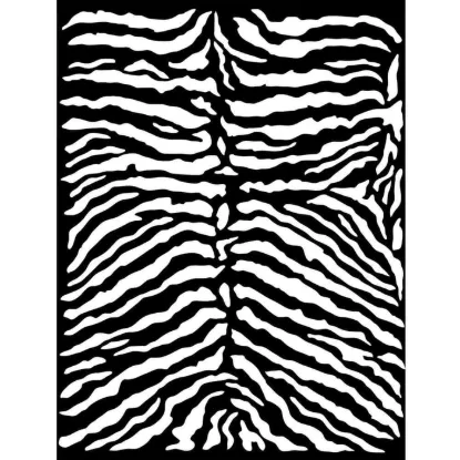 Afbeeldingen van Stamperia Thick Stencil 20x25cm Savana Zebra Pattern - KSTD101