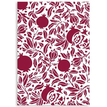 Afbeeldingen van Stamperia Stencil A4 Casa Granada Pomegranades Texture - KSG481