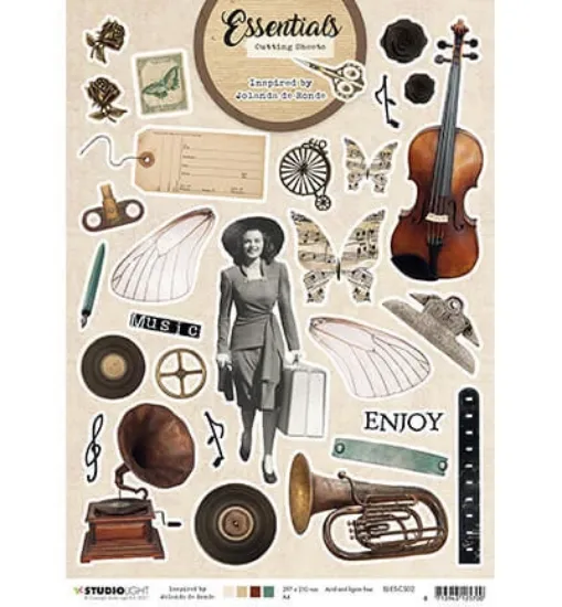 Afbeeldingen van Cutting Sheet Essentials By Jolanda de Ronde nr.2