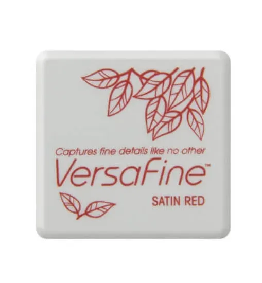Afbeeldingen van Tsukineko VersaFine Small Inkpads Satin Red