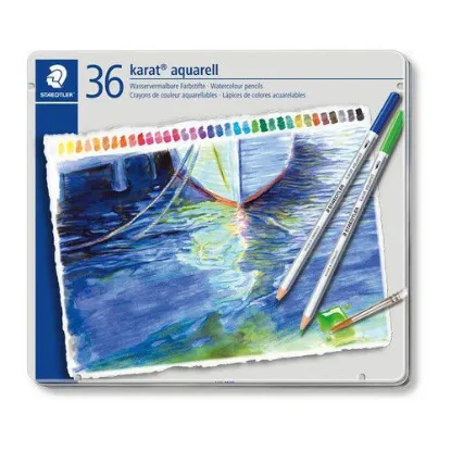 Afbeeldingen van Staedtler Karat aquarell kleurpotloden - set 36 st 125 M36