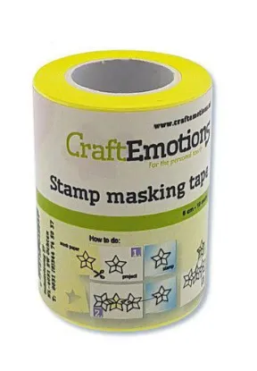 Afbeeldingen van CraftEmotions stempel maskeer tape 6 cm - 7,5 meter