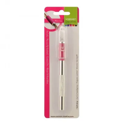 Afbeeldingen van Snijmes softgrip, Kleur: BLAUW