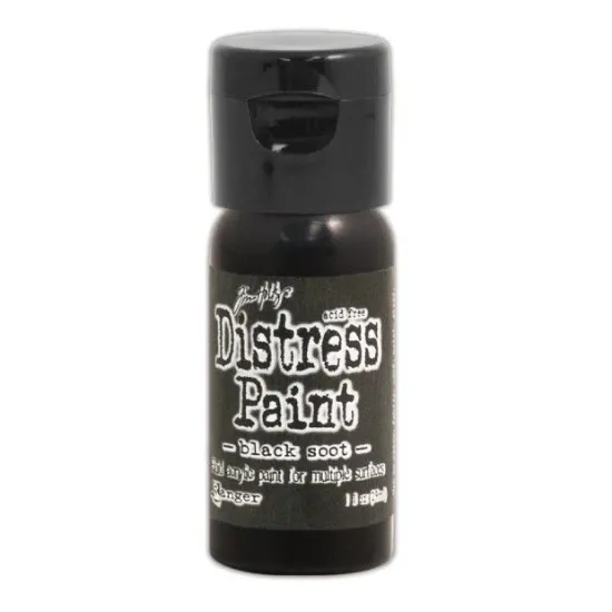 Picture of Tim Holtz Distress Flip Top Paint Black Soot - TDF52937