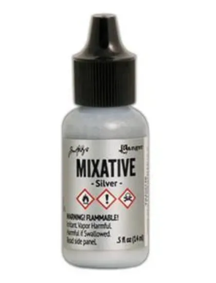 Afbeeldingen van Tim Holtz Mixative Silver - Ranger Alcohol ink