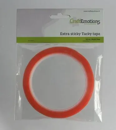 Afbeeldingen van CraftEmotions Extra sticky tape 9 mm